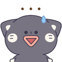 Funny Cat Meomet Sticker