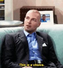 Joey Lawrence This Is A Choice GIF - Joey Lawrence This Is A Choice Melissa And Joey GIFs