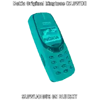 nokia original ringtone is slowed and slowlicious on blue sky