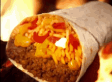 Taco Bell Beefy Crunch Burrito GIF