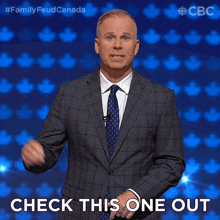 Check This One Out Gerry Dee GIF - Check This One Out Gerry Dee Family Feud Canada GIFs