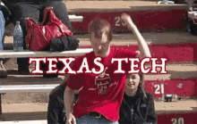 texas tech fan cheering go texas tech