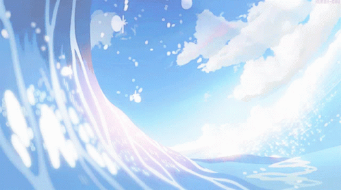 sea.gif (500×219) | Anime scenery, Scenery, Anime background