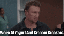 Greys Anatomy Owen Hunt GIF - Greys Anatomy Owen Hunt Yogurt GIFs