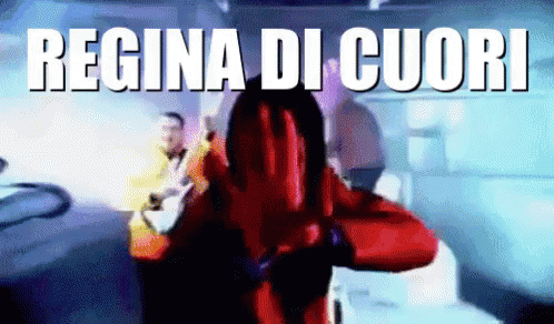 Regina Di Cuori Litfiba Piero Pelu Canzone Italiana GIF - Queen Of Hearts Italian Song Italian Band GIFs