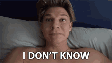 I Dont Know Conner Bobay GIF - I Dont Know Conner Bobay No Idea GIFs