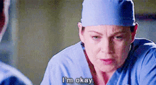 Greys Anatomy Meredith Grey GIF - Greys Anatomy Meredith Grey Im Okay GIFs