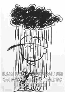 Charlie Brown Peanuts GIF - Charlie Brown Peanuts Rain GIFs