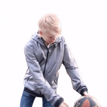 picking up the ball carson lueders time to play basketball time for sport