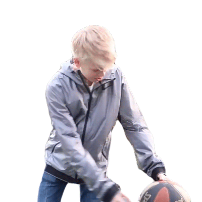 Picking Up The Ball Carson Lueders Sticker - Picking Up The Ball Carson Lueders Time To Play Basketball Stickers