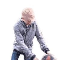 Picking Up The Ball Carson Lueders Sticker - Picking Up The Ball Carson Lueders Time To Play Basketball Stickers