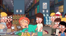Lois Getting Beat Lois And Kids GIF - Lois Getting Beat Lois And Kids Lois Taking It GIFs
