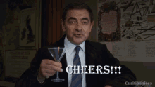 Cheers Salute GIF - Cheers Salute Mr Bean GIFs
