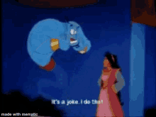 Genie Aladdin GIF - Genie Aladdin Joke GIFs