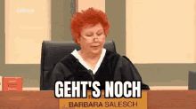 Rtl Barbara Salesch GIF - Rtl Barbara Salesch Richterin GIFs