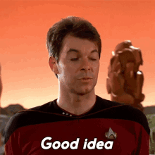 Good Idea William T Riker GIF - Good Idea William T Riker Star Trek GIFs