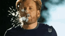 Conan O Brien Bubbles GIF - Conan O Brien Bubbles Blow GIFs