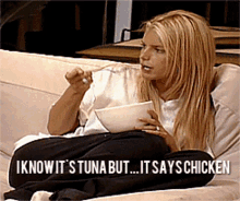 Jessica Simpson Tuna GIF - Jessica Simpson Tuna Chicken Of The Sea GIFs