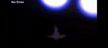 a cartoon of sans standing next to a monster with nec draws on the bottom