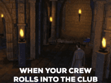 When Your Crew Rolls Into The Club Mystery Of The Druids GIF - When Your Crew Rolls Into The Club Mystery Of The Druids Brent Halligan GIFs