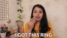 I Got This Ring Jewelry GIF - I Got This Ring Jewelry Accessory GIFs