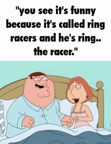 a cartoon of a man and a woman laying in bed talking to each other . the woman is pregnant .