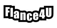 a black and white logo for fiance4u