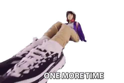 One More Time Shoes Sticker - One More Time Shoes Skechers Stickers
