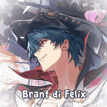 a picture of a man with the name brant di felix