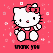 Hello Kitty Thank You GIF