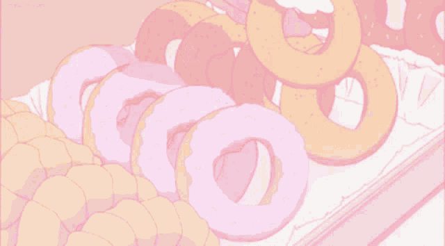 2D donut anime style made in a blender and textures are not available but  only materials 3D Model in Sweets 3DExport