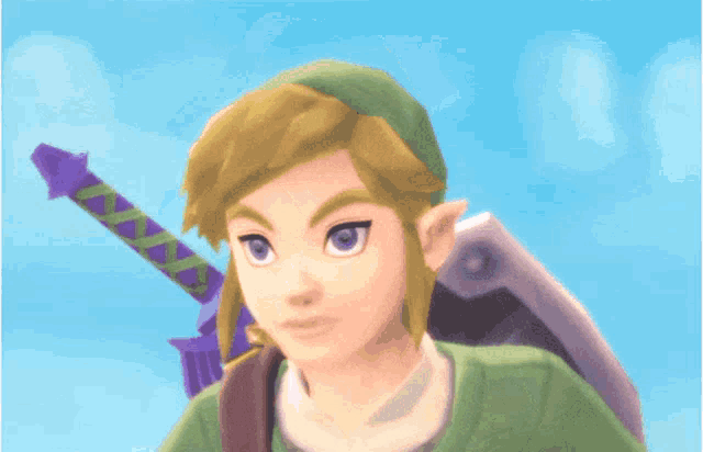 Skyward Sword link on Make a GIF