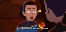 Your Promotion Was Not Random T'Lyn GIF - Your Promotion Was Not Random T'Lyn Star Trek Lower Decks GIFs