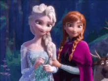 Frozen Anna Elsa Sisters GIF
