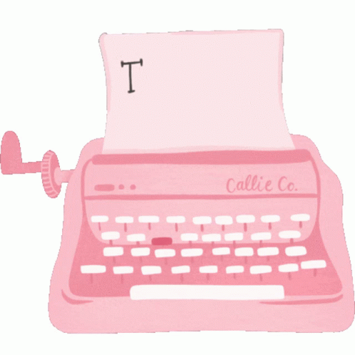 thank you typewriter