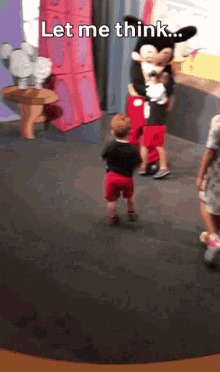 Nope Let Me Think GIF - Nope Let Me Think Mickey Mouse GIFs