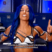 Sasha Banks I Shouldw Known You Would Intentionally Get Yourself Disqualified GIF