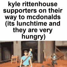 mcdonalds lunch lunch time kyle rittenhouse tf2