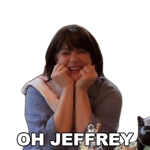 Oh Jeffrey Heather Mcmahan Sticker - Oh Jeffrey Heather Mcmahan My Jeffrey Stickers