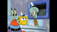 Spongebob Squidward GIF - Spongebob Squidward Laughing GIFs