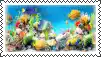 a postage stamp with a picture of a coral reef in the ocean .