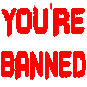 Banned Sticker - Banned Stickers