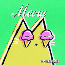 meow nft popartcats pop art pop art cat