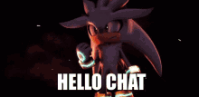 Hello Chat Silver The Hedgehog GIF - Hello Chat Silver The Hedgehog GIFs