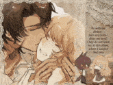 a drawing of a man kissing a woman with the words be with me always- take any form- drive me mad