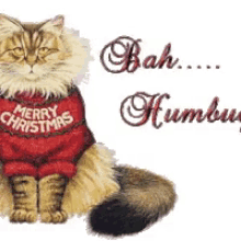 bah humbug christmas sweaters cats ba humbug