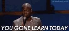 Kevin Hart Stand Up Comedy GIF - Kevin Hart Stand Up Comedy You Gone L Earn Today GIFs