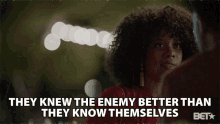 They Knew The Enemy Better Than They Know Themselves Christina Elmore GIF - They Knew The Enemy Better Than They Know Themselves Christina Elmore Marie GIFs