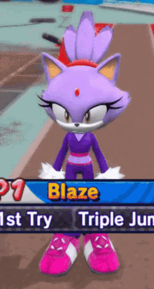 Blaze The Cat Blaze GIF - Blaze The Cat Blaze Sonic GIFs