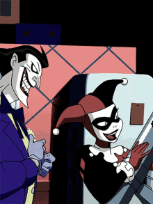 Harley Quinn Joker GIF - Harley Quinn Joker Aww GIFs